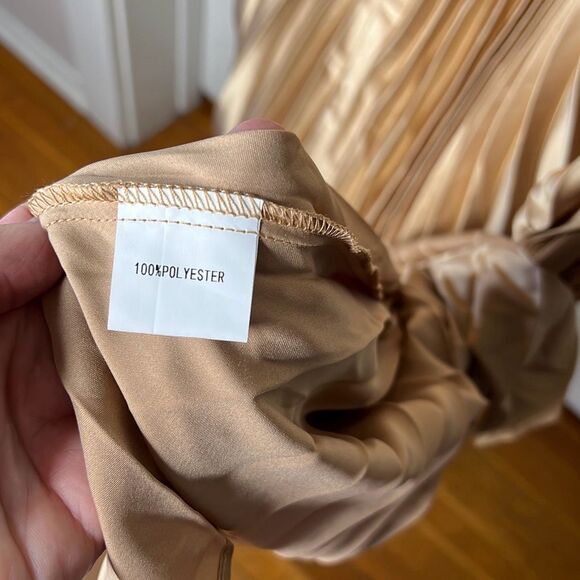 Petal & Pup Tan Midi Dress - Picture 8 of 10